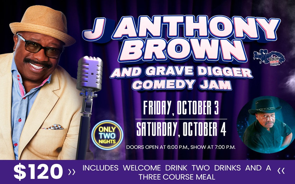 J Anthony Brown and Comedian Grave Digger 120