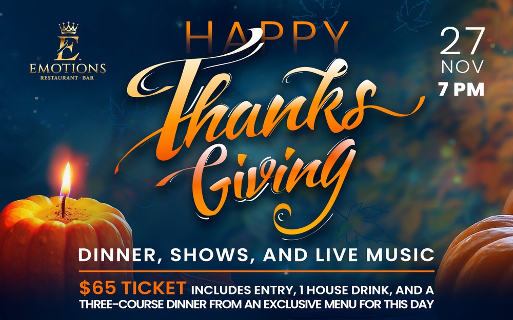 Happy Thanks Living Emotions 27 NOV