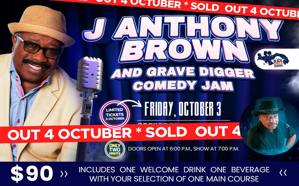 J Anthony Brown and Comedian Grave Digger 90