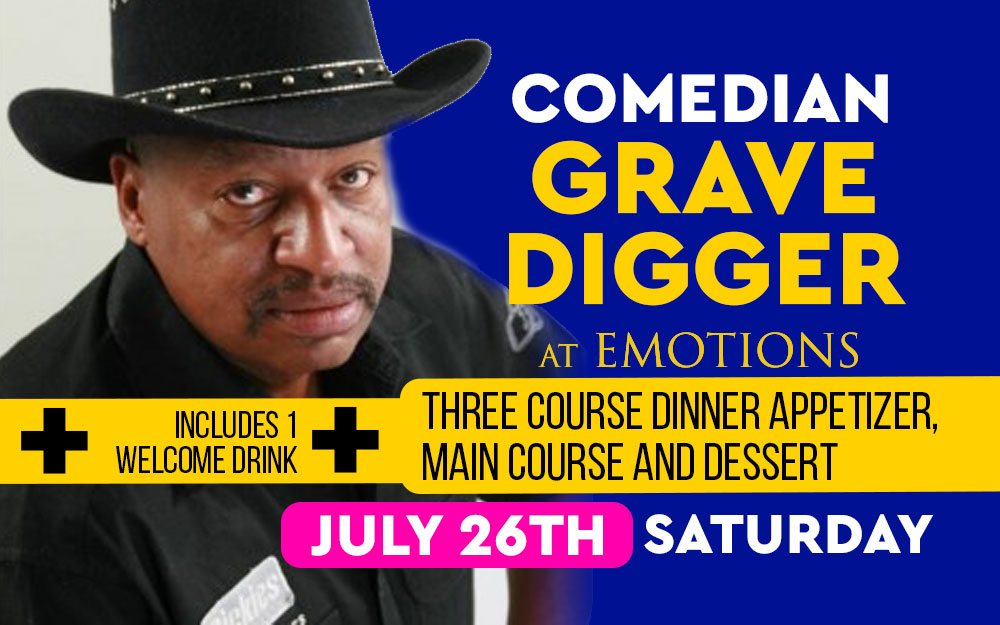 26th July - The Comedian GRAVE DIGGER Golden Ticket
