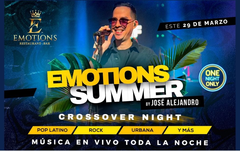 CROSSOVER NIGHT BY JOSÉ ALEJANDRO - MAR 29TH - 10:00 PM