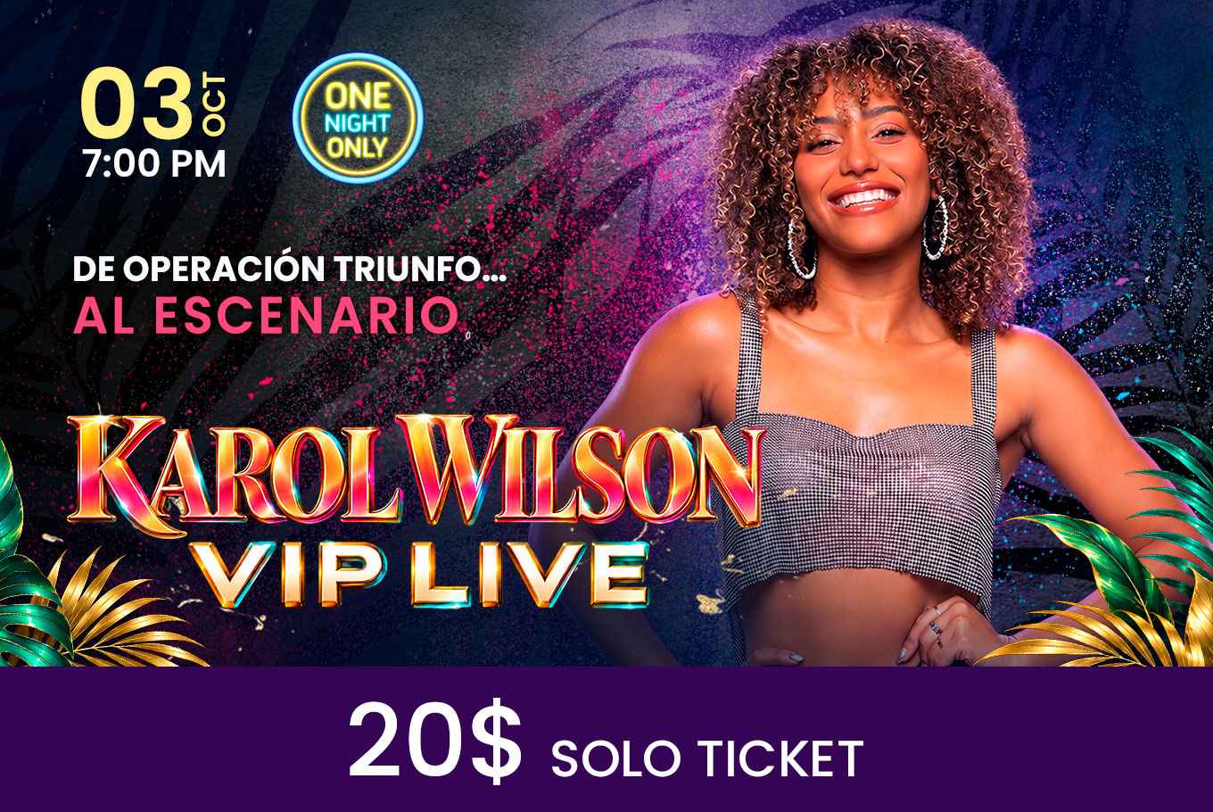Karol Wilson de Operacion Triunfo $20