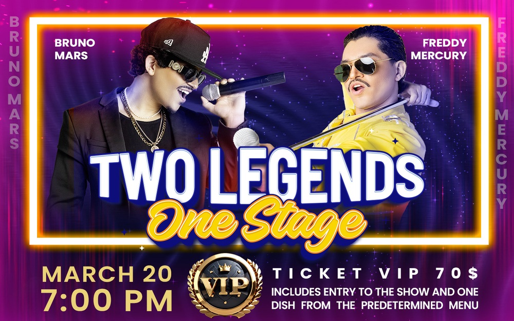 VIP -  Two Legens - One stage