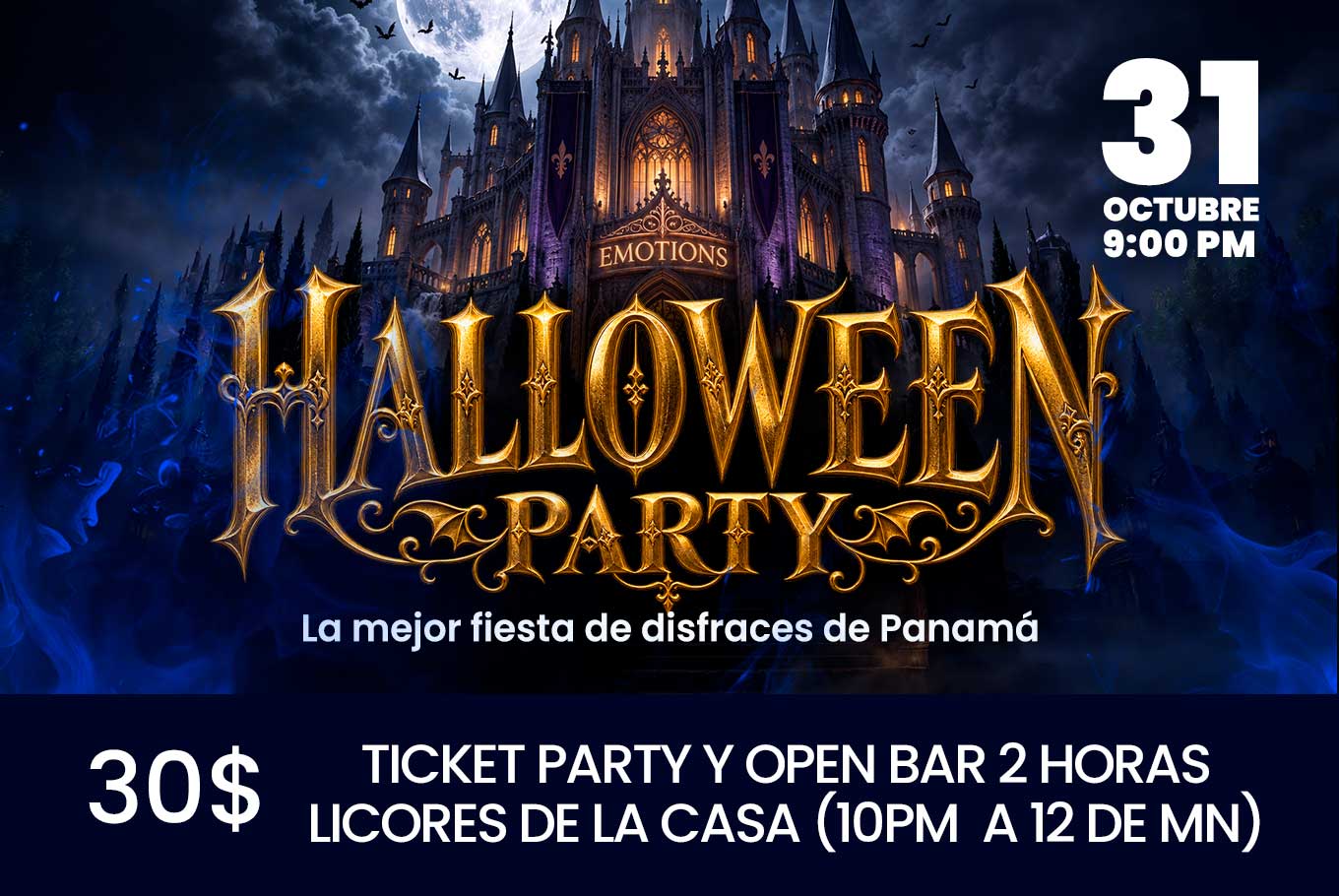 Halloween party OCT 31 -$30